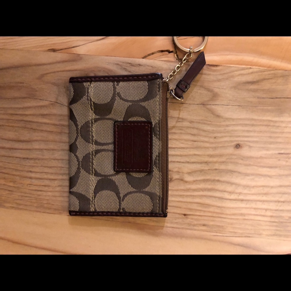 Small coach wallet.